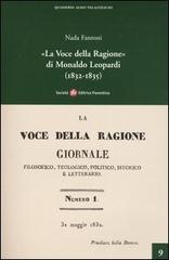 Fantoni,Nada. - La voce della Ragione di Monaldo Leopardi (1832-1835).