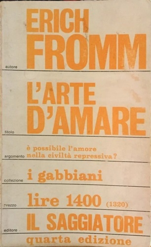 Fromm,Erich. - L'arte d'amare.