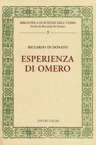 Di Donato,Riccardo. - Esperienza di Omero.