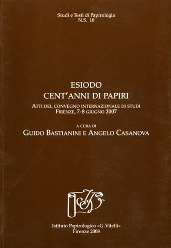 Atti del Convegno Internaz.di Studi: - Esiodo: cent'anni di papiri.