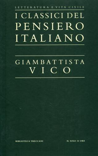 Vico,Giambattista. - Opere.