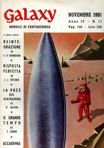 O' Donnevan, Stecher, Wilson, Leiber. - Galaxy,11,1961. Racconti.