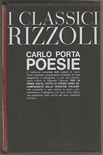 Porta,Carlo. - Poesie.
