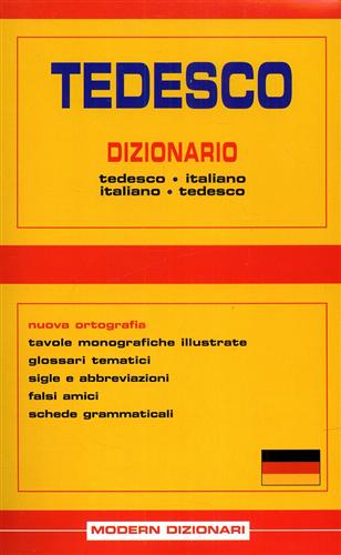 Tedesco Dizionario Tedesco-Italiano. Italiano-Tedesco. di -- - Libri usati  su