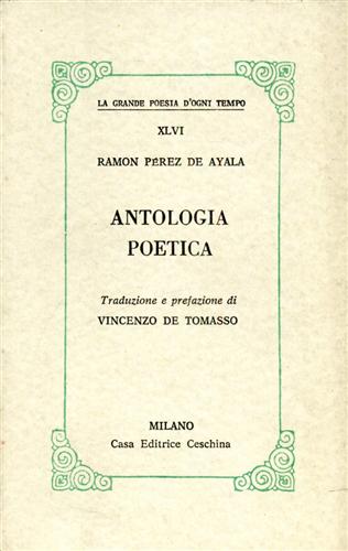 Perez de Ayala,Ramon. - Antologia poetica.