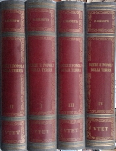 Biasutti,Renato. - Le razze e i popoli della terra. Vol.I:Razze, popoli e culture.
