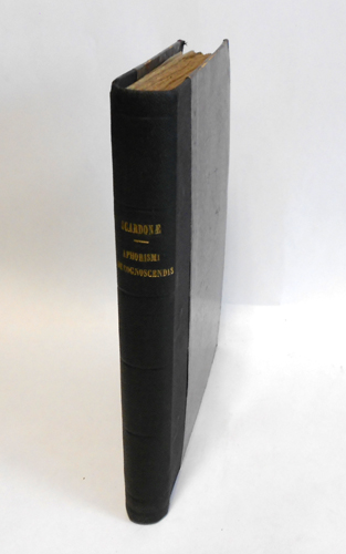 Scardona,Giovanni Francesco. - Io. Francisci Scardonae Phil. et Medic. Rhodigini Aphorismi de cognoscendis et curandis morbis. Uberrimis commentariis atque animadversionibus illustrati, quibus quaestiones singulae quae cum in theoriam tum in praxim medicam cadunt, hodie maxime illustres, sedulo pertractantur discutiunturque. De Morbis Mulierum.