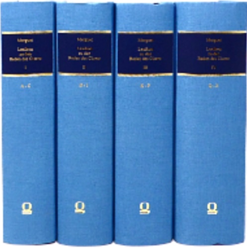 Merguet,Hugo. - Lexikon zu den Reden des Cicero. Mit Angabe smtlicher Stellen. In vier Bnden.