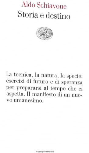 Schiavone,Aldo. - Storia e destino.
