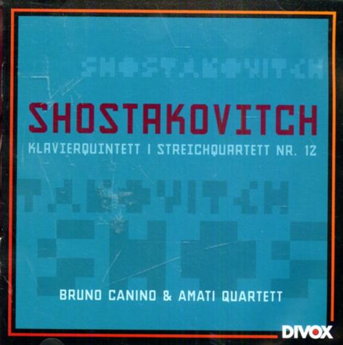 Bruno Canino & Amati Quartett. - Shostakovitch. Klavierquintett. Streichquartett. Nr.12. Willi Zimmermann - violine.