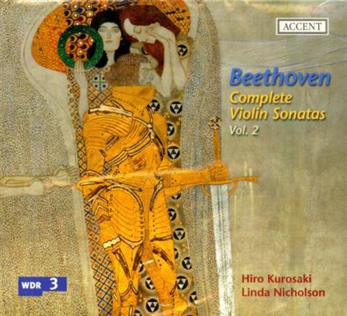 Beethoven,Ludwig van. - Complete violin sonatas. Vol.2. Hiro Kurosaki - violin, Linda