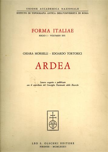 Morselli,Chiara. Tortorici,Edoardo. - Ardea.