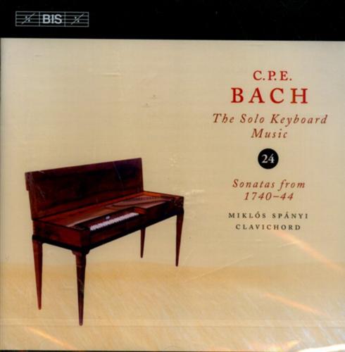 C.P.E. Bach. - Sonatas from 1740 - 44. Miklos Spanki - clavichord