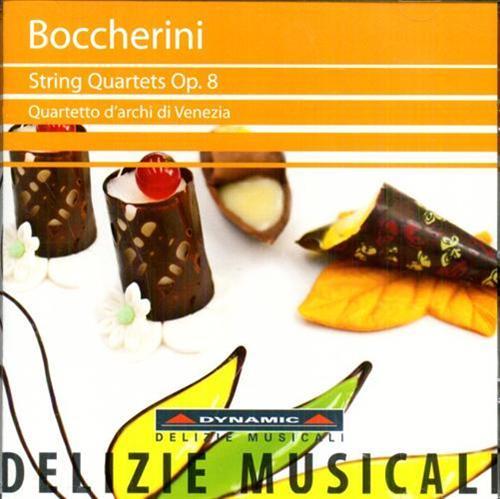 Boccherini,Luigi (1743-1805). - String Quartets, Op. 8. Quartetto d'Archi di Venezia: