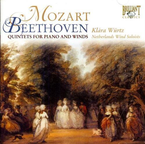 Van Beethoven,Ludwig. Mozart,Wolfgang Amadeus. - Quintets for Piano and Winds. Klara Wurtz - piano Netherlan