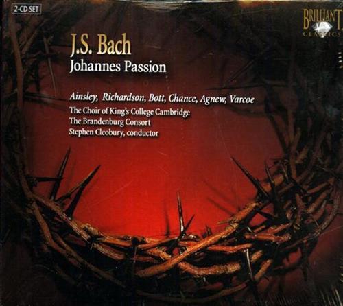 Bach,Johann Sebastian (1685-1750). - Johannes Passion BWV 245. Agnew Paul - tenore Ainsley J