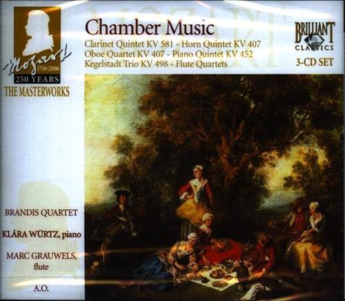 Mozart,Wolfgang Amadeus (1756-1791). - Chamber Music. Brandis Quartet Klara Wurtz -