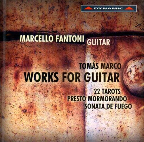 Marco,Tomas (Madrid, 1942). - Works for Guitar. 22 Tarots. Presto Mormorando. Sonata de Fuego. Marcello Fantoni - guitar