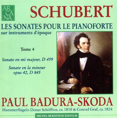Schubert,Franz. - Les Sonates pour le Piano-Forte sur Instruments d'poque. Tome 4. Sonate en mi majeur, D 459 So