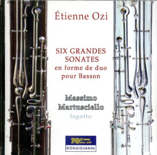 Etienne,Ozi (1754-1813). - Six Grandes Sonates en Forme de Duo pour Basson. Da Nouvelle Mthod de Basson -