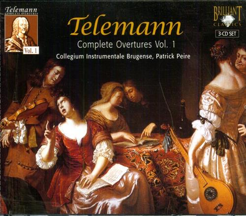 Telemann,Georg Philipp (1681-1767). - Complete Overtures Vol.I. Collegium Instrumentale Brugen