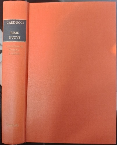 Carducci,Giosue. - Rime Nuove.