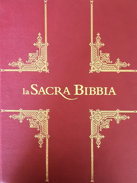 -- - La Sacra Bibbia, antico e nuovo testamento.