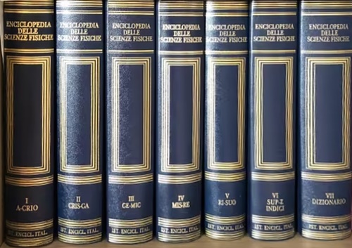 Accardi, Agazzi, Ageno, Arecchi, Bertotti, Buoncristiano, Cabibbo, Cappelletti, Carassa e altri. - Enciclopedia delle Scienze fisiche.