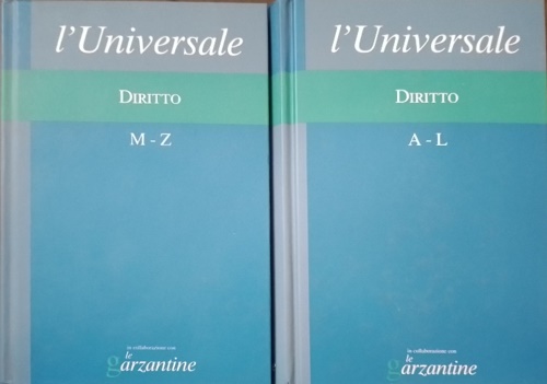-- - Diritto. L'universale. La grande enciclopedia tematica.