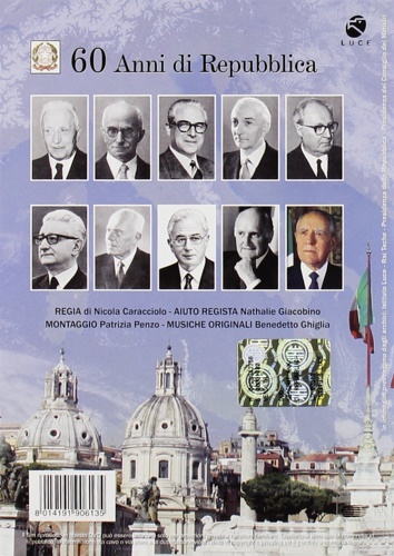 -- - I 60 anni della repubblica italiana. Custodia contenente 1 DVD e 1