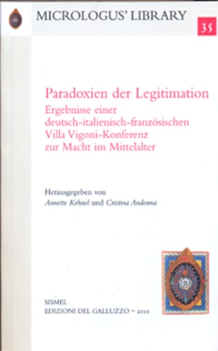 -- - Paradoxien der Legitimation. Ergebnisse einer deutsch-itali