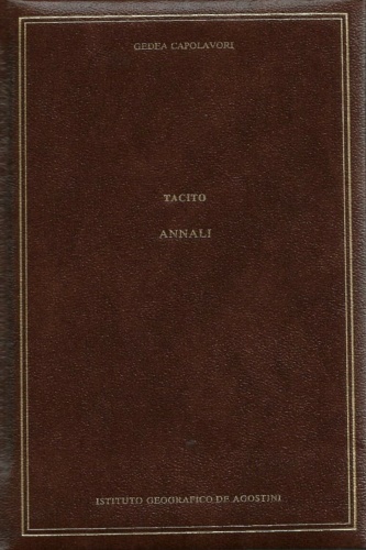 Tacito,Publio Cornelio. - Annali. In appendice:Albero genealogic