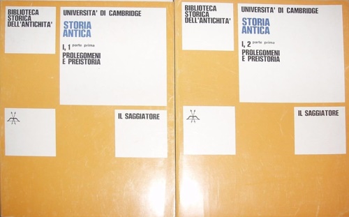 Linton,D.L. Moseley,F. Butzer,K.W. - Storia Antica. Prolegomeni e preistoria.