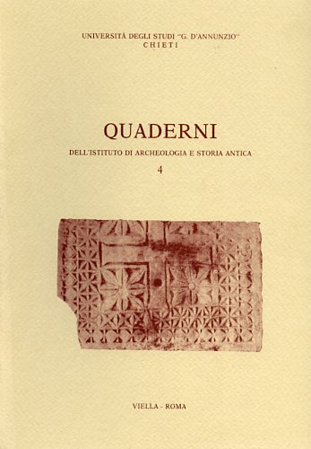 -- - Quaderni dell'Istituto di Archeologia e Storia Antica. Disponiamo:n. 1/1980, 2/1981,
