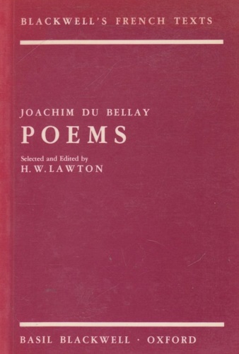 Du Bellay, Joachim. - Poem's.