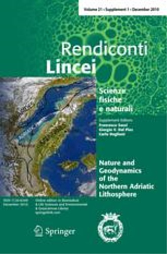 -- - Rendiconti Lincei. Scienze Fisiche e Naturali. Volume 21, Supplement 1, December 2010: Nature and Geodynamics of the Northern Adriatic Lithosphere.