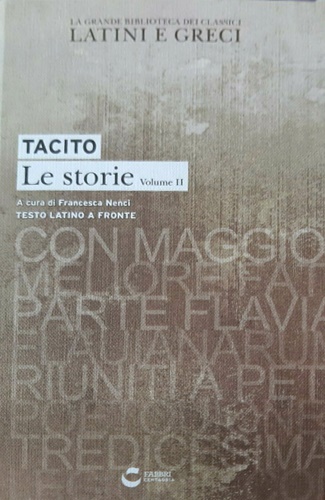 Tacito. - Le storie.