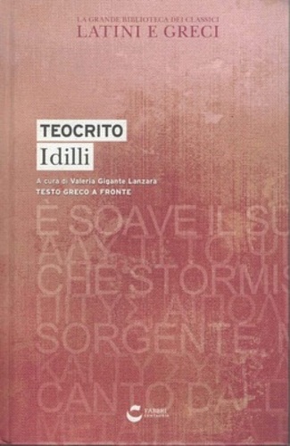 Teocrito. - Idilli.