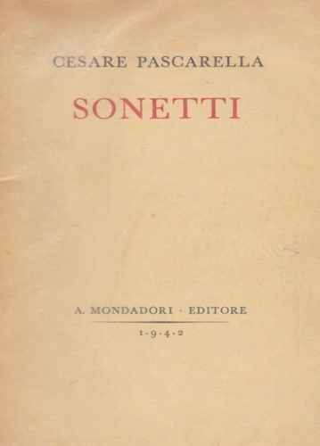 Pascarella,Cesare. - Sonetti. (1881-1886)