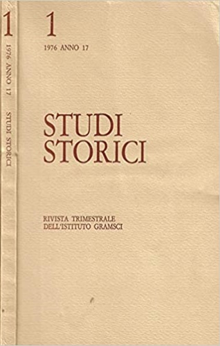 -- - Studi Storici. Rivista Trimestrale dell'Istit