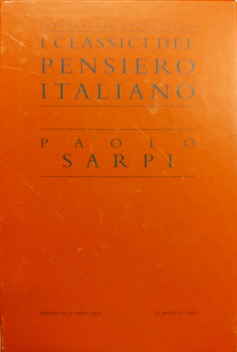 Sarpi, Paolo. - Opere.