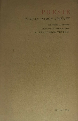 Jimnez,Juan Ramon. - Poesie.