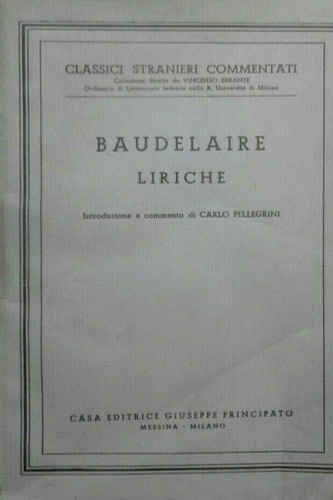 Baudelaire, Charles. - Liriche Con testo in francese.