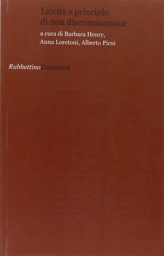 -- - Laicit e principio di non discriminazione.