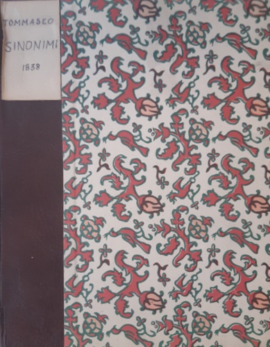 Tommaseo,Niccol. - Nuovo dizionario dei sinonimi della lingua italiana.