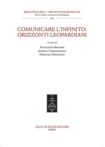  - Comunicare l'infinito: orizzonti leopardiani.