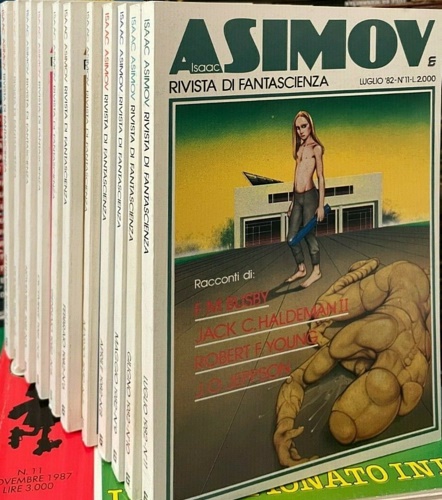 -- - Isaac Asimov. Rivista di Fantascienza. (1981-1982). Serie completa 11 uscite.