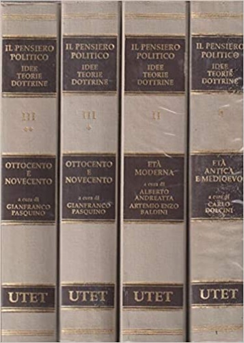 -- - Il pensiero politico. Idee, teorie, dottrine.