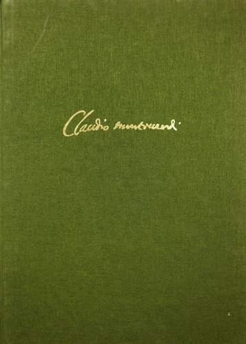 Monteverdi,Claudio. - Madrigali a 5 voci. Libro quinto.