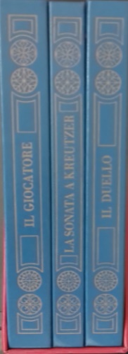 Dostoevskij. Tolstoj. Cechov. - Cofanetto contenente 3 pubblicazioni: Dostoevskij, Il Giocatore. Tolstoj, La sonata a Kreutzer. Cechov, Il duello.